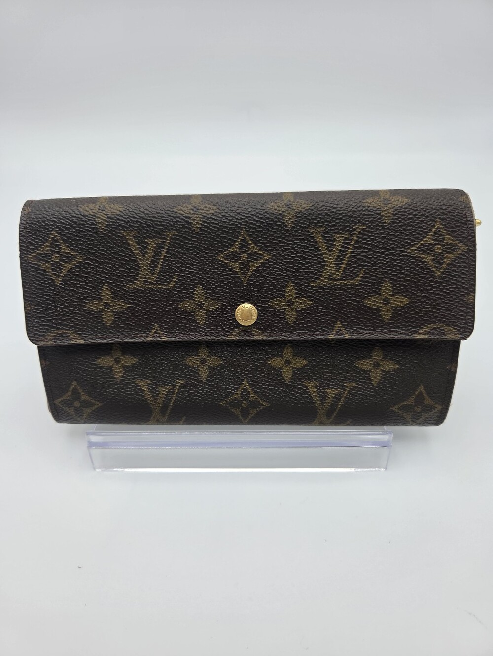 Authentic Louis Vuitton Preloved Monogram Brown Continental Wallet